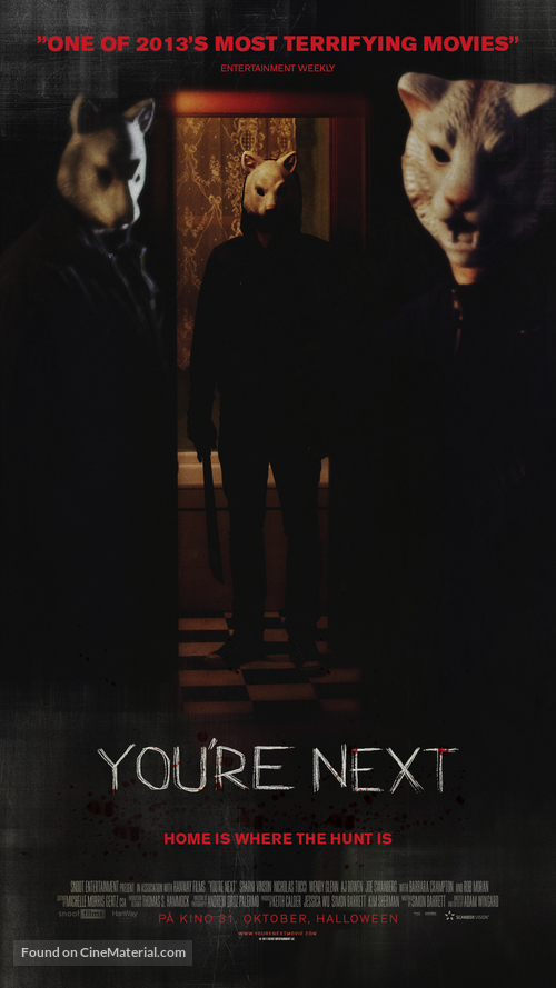 You&#039;re Next - Norwegian Movie Poster