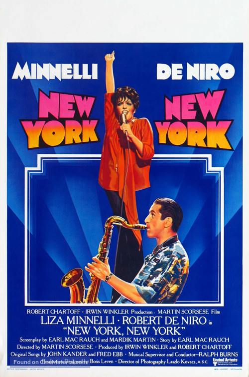 New York, New York - Belgian Movie Poster