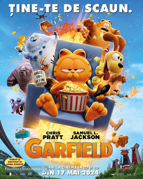 The Garfield Movie - Romanian Movie Poster