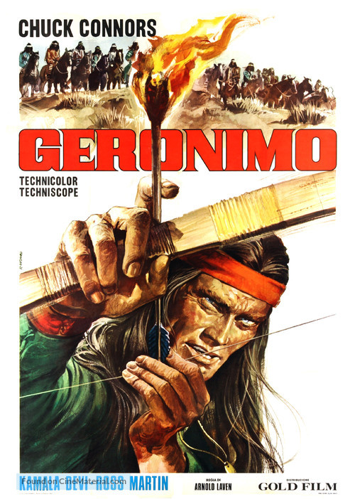 Geronimo - Italian Movie Poster