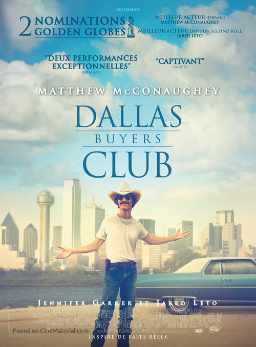 Dallas Buyers Club - French Movie Poster