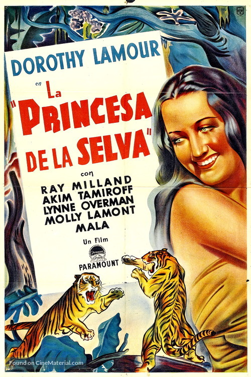 The Jungle Princess - Argentinian Movie Poster