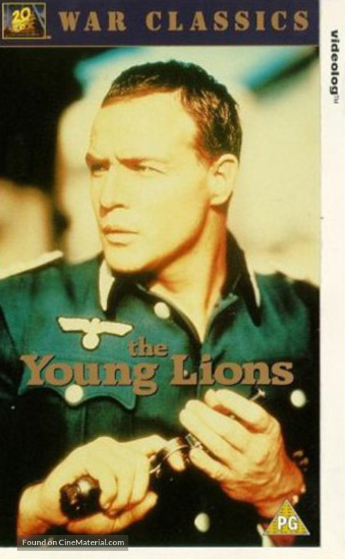 The Young Lions - British VHS movie cover