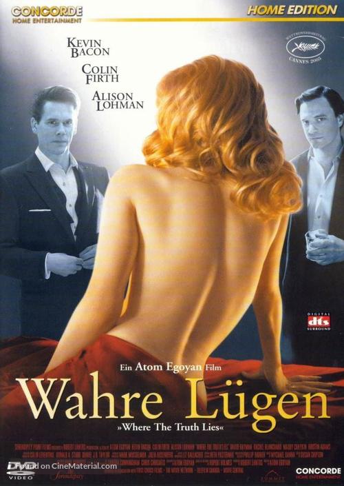 Where the Truth Lies - German Movie Cover