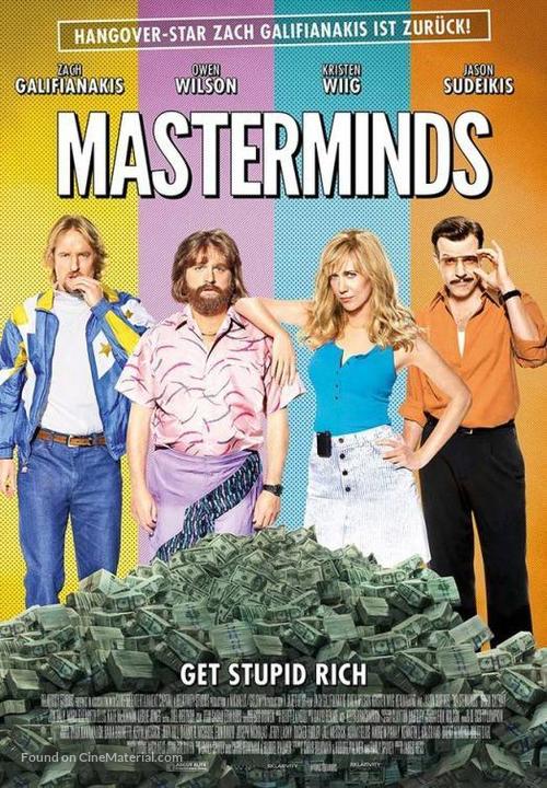 Masterminds - Swiss Movie Poster