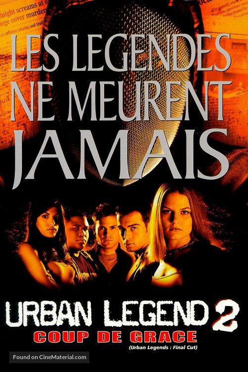 Urban Legends Final Cut - French VHS movie cover