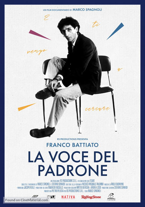 Franco Battiato - La voce del padrone - Italian Movie Poster