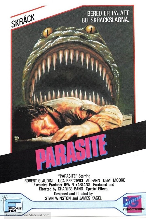 Parasite - Swedish VHS movie cover