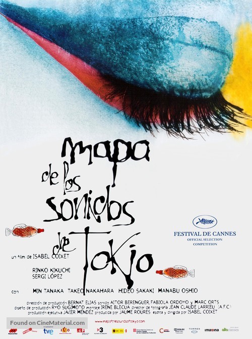 Map of the Sounds of Tokyo - Spanish Movie Poster