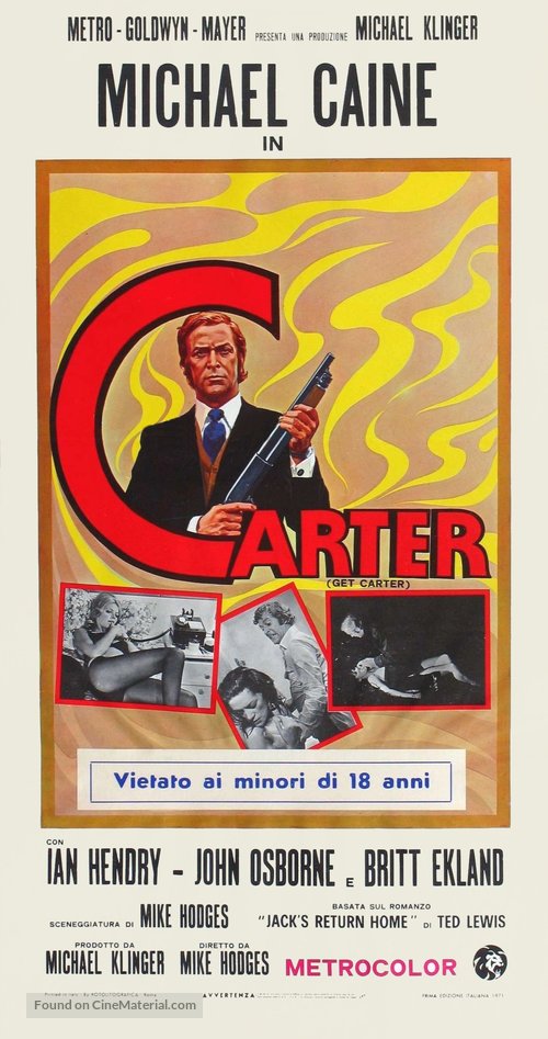 Get Carter - Italian Movie Poster