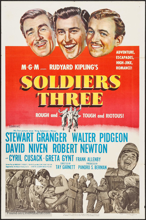 Soldiers Three - Movie Poster