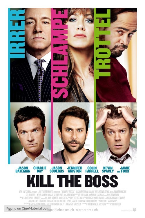 Horrible Bosses - Swiss Movie Poster
