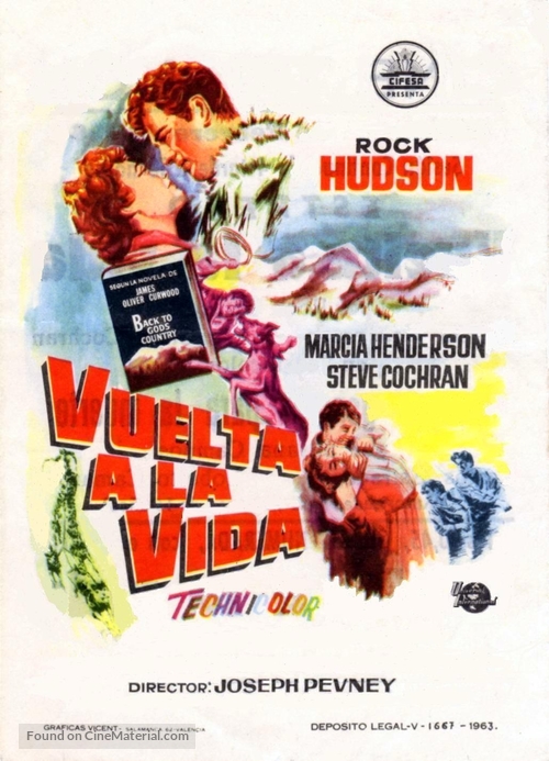 Back to God&#039;s Country - Spanish Movie Poster