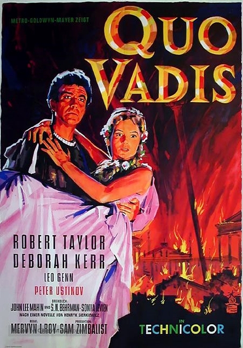 Quo Vadis - German Movie Poster