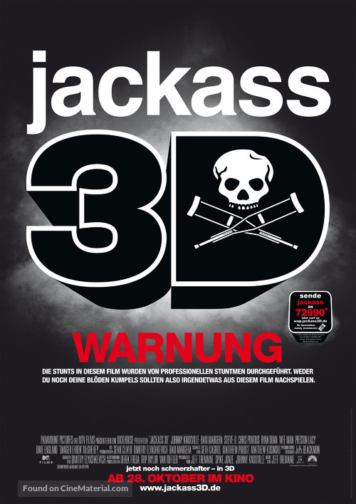 Jackass 3D - German Movie Poster