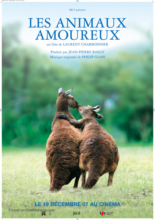 Les animaux amoureux - French Movie Poster