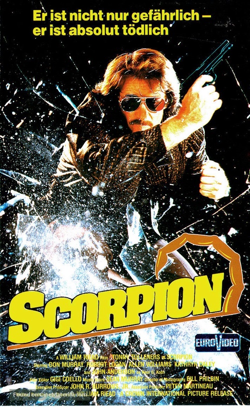 Scorpion - German VHS movie cover