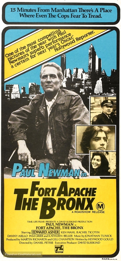 Fort Apache the Bronx - Australian Movie Poster