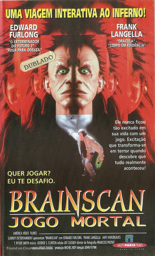 Brainscan - Brazilian VHS movie cover