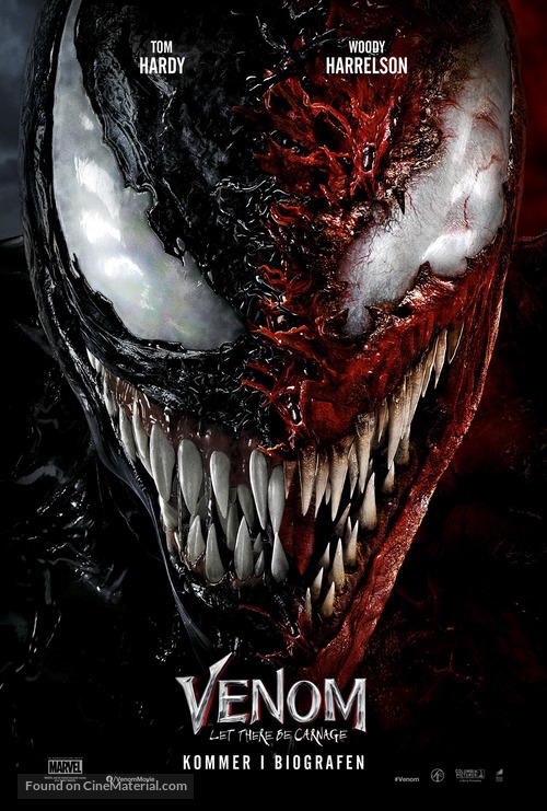 Venom: Let There Be Carnage - Danish Movie Poster