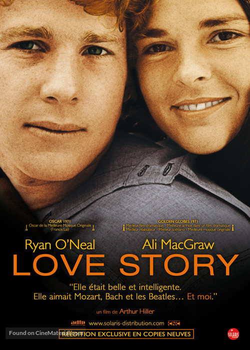 Love Story - French Re-release movie poster