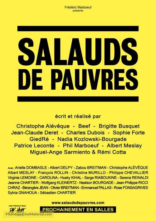 Salauds de pauvres - French Movie Poster