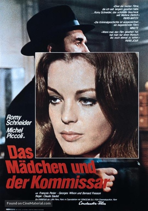 Max et les ferrailleurs - German Movie Poster