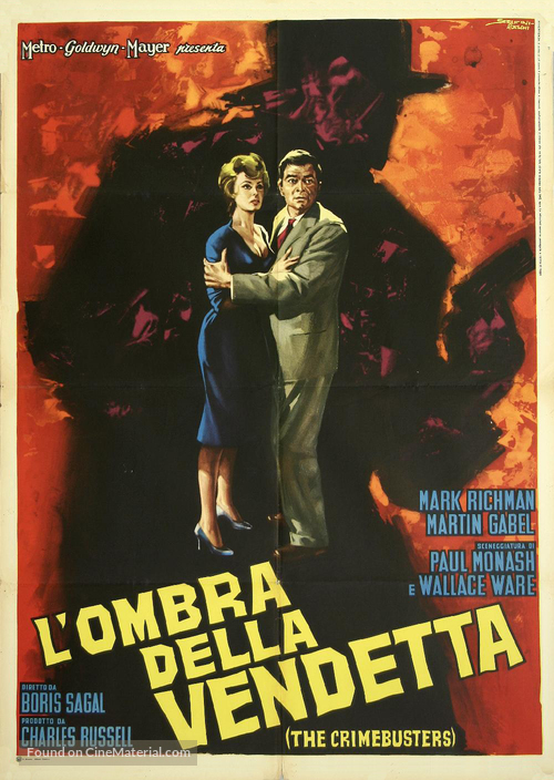 The Crimebusters - Italian Movie Poster