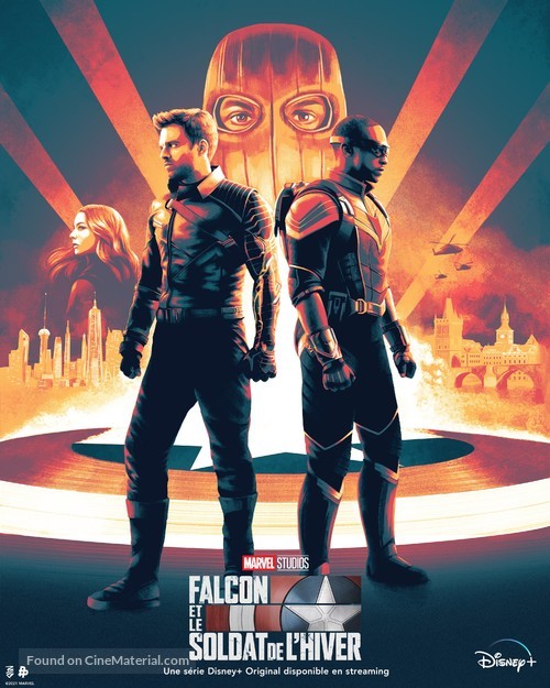 &quot;The Falcon and the Winter Soldier&quot; - French Movie Poster