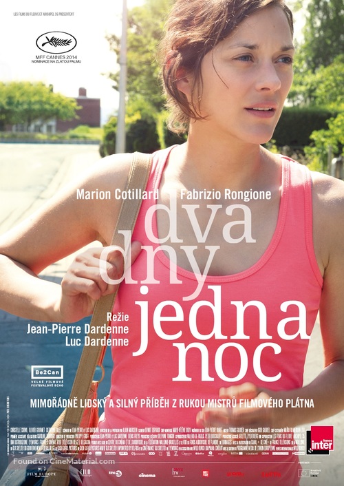 Deux jours, une nuit - Czech Movie Poster