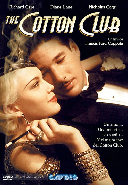 The Cotton Club - Argentinian DVD movie cover