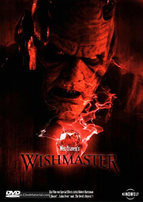 Wishmaster - German DVD movie cover