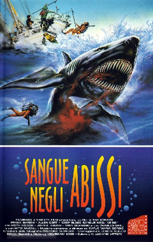 Sangue negli abissi - Italian Movie Cover