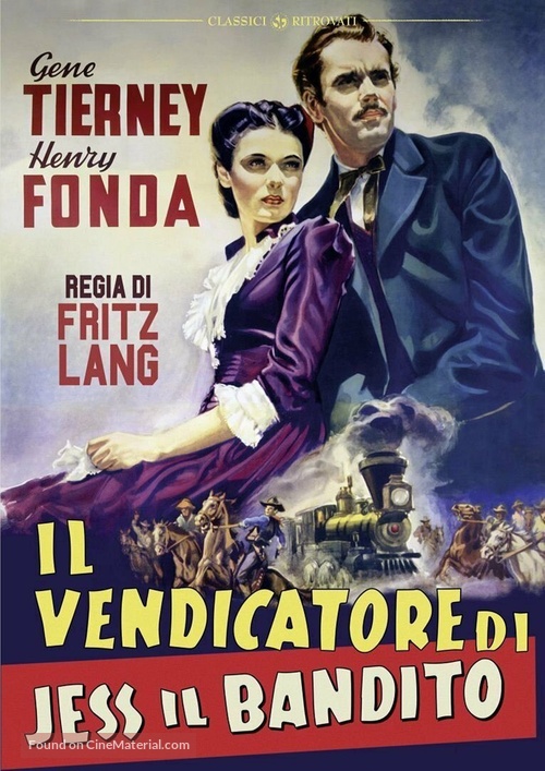 The Return of Frank James - Italian DVD movie cover