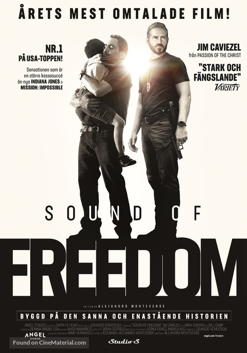 Sound of Freedom - Swedish Movie Poster