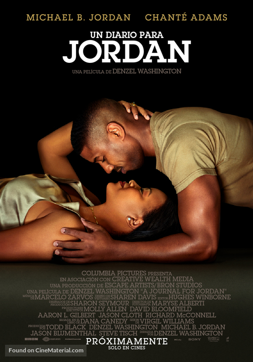 A Journal for Jordan - Spanish Movie Poster