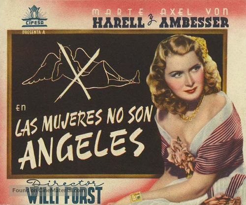 Vrouwen zijn geen engelen - Spanish Movie Poster