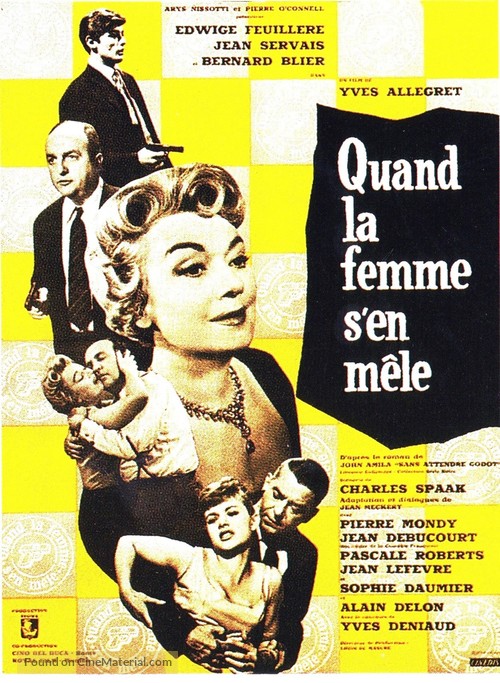 Quand la femme s&#039;en m&ecirc;le - French Movie Poster