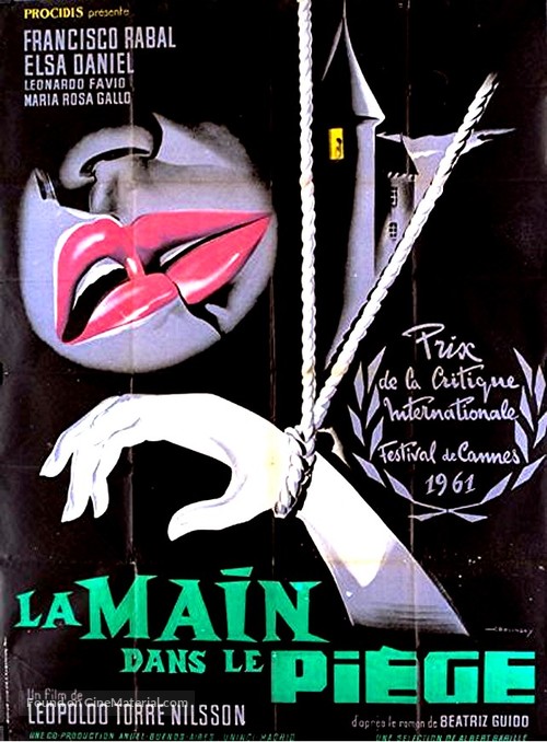 La mano en la trampa - French Movie Poster