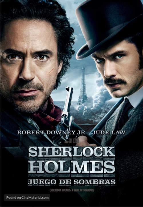 Sherlock Holmes: A Game of Shadows - Argentinian DVD movie cover