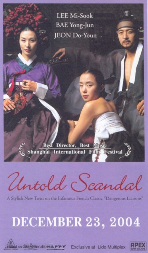 Scandal - Joseon namnyeo sangyeoljisa - Thai Movie Poster