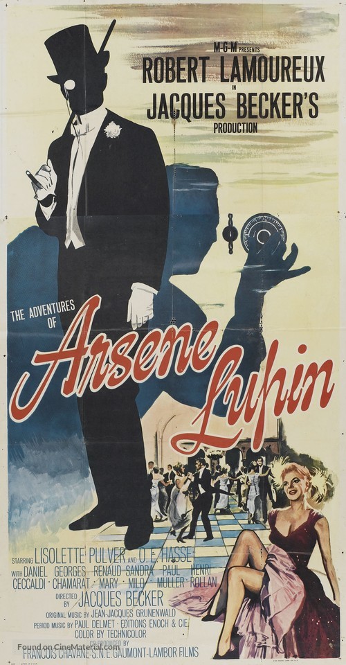 Aventures d&#039;Ars&egrave;ne Lupin, Les - Movie Poster