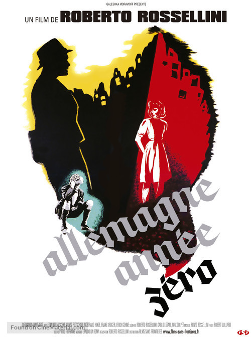 Germania anno zero - French Re-release movie poster