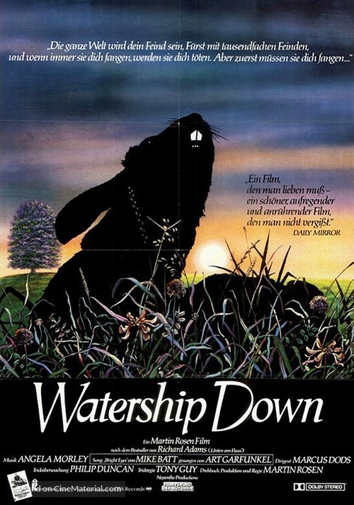 Watership Down - German Movie Poster