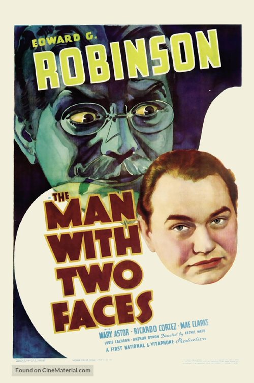 The Man with Two Faces - Movie Poster
