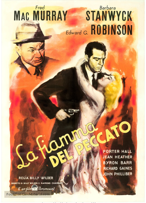 Double Indemnity - Italian Movie Poster