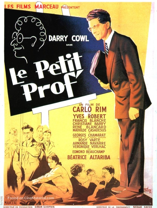 Le petit prof - French Movie Poster