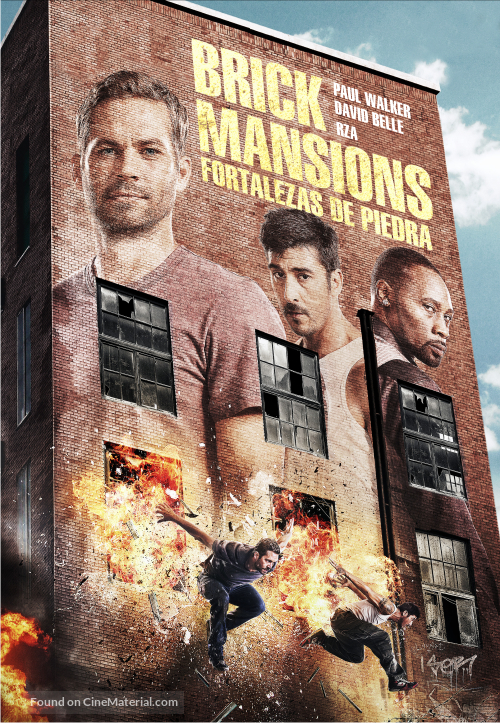 Brick Mansions - Argentinian DVD movie cover
