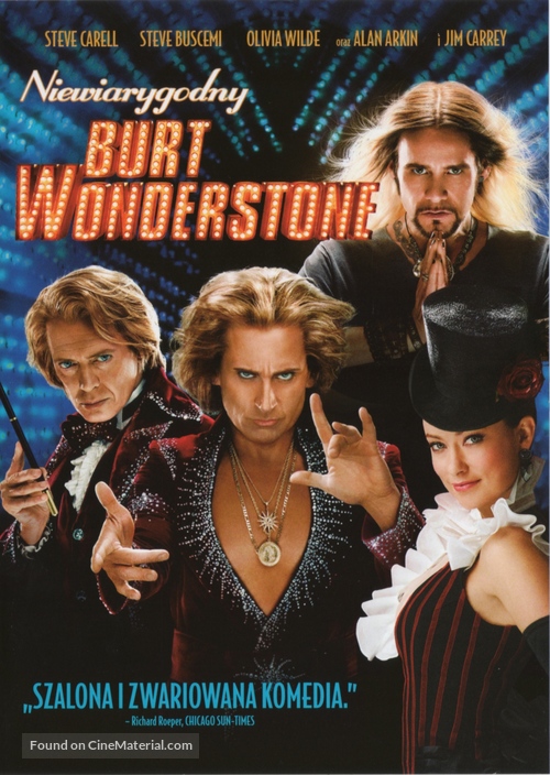 The Incredible Burt Wonderstone - Polish DVD movie cover