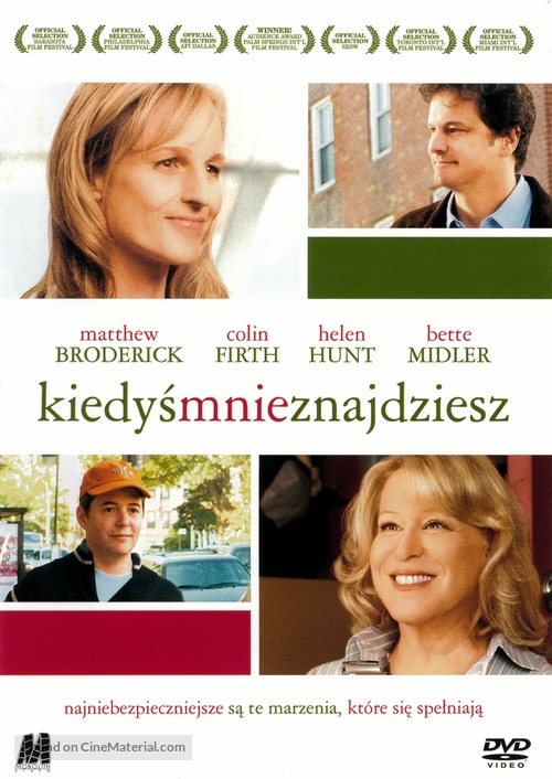 Then She Found Me - Polish DVD movie cover